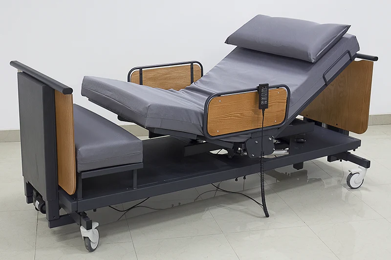 Verstellbare Rückenlehne und Beinposition